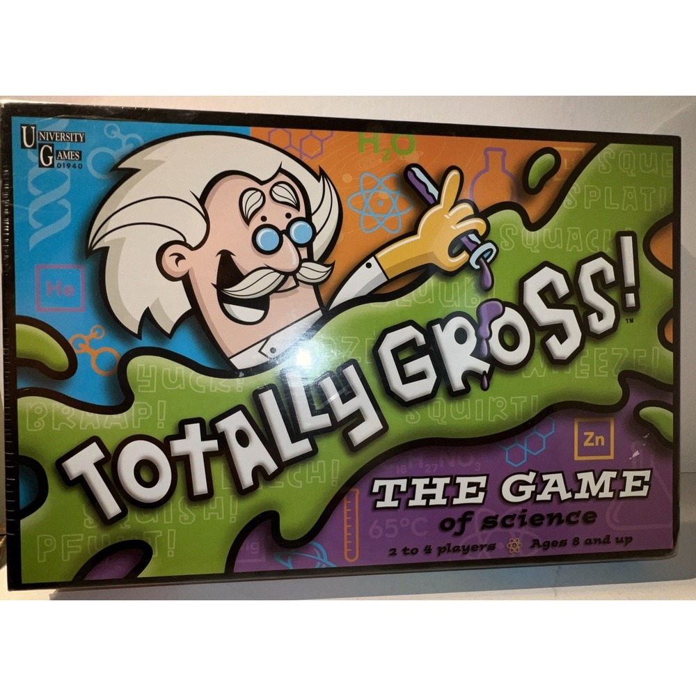 Totally Gross! The Game of Science Learning NEW SEALED 2002 University‎ Games